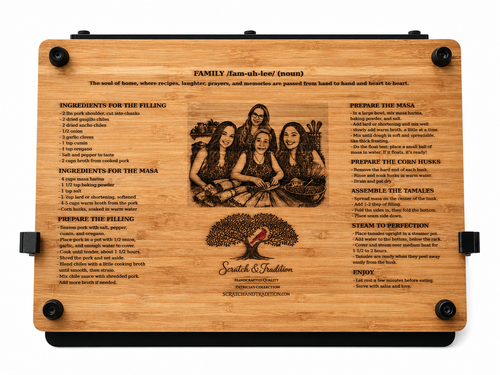 The Dual Tamale Masa Spreading Board and Cutting Board – For the Love of Tamales